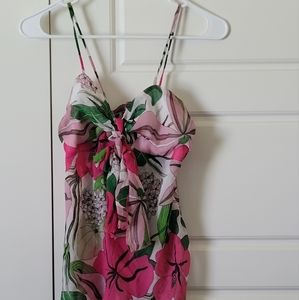 Hotkiss Spaghetti Strap Floral Top